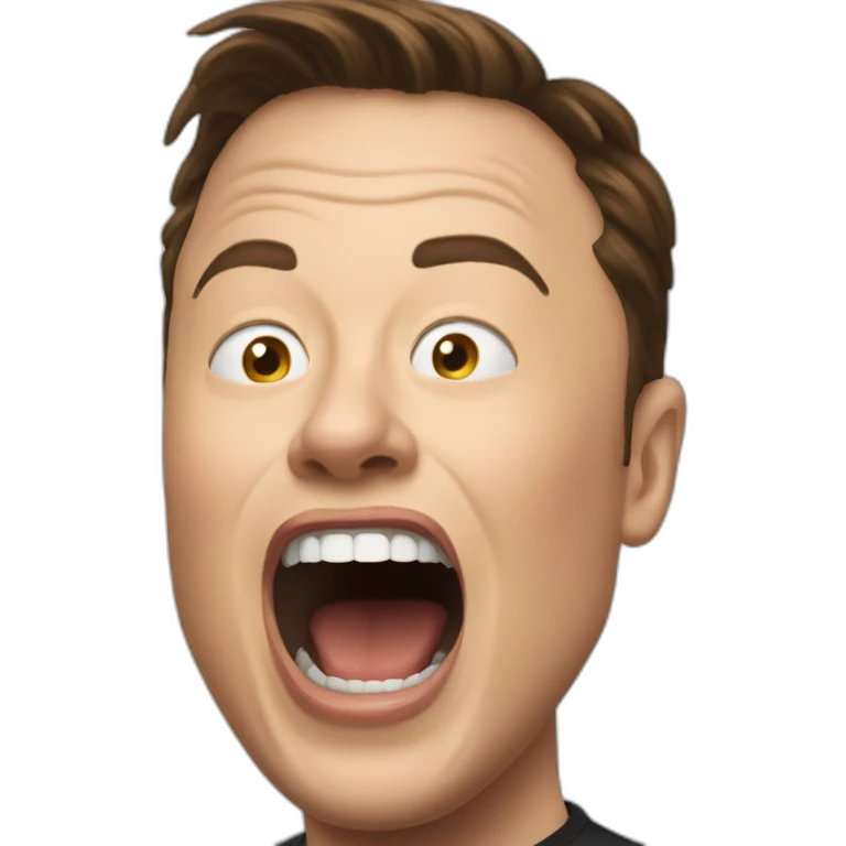 ScreamingElon musk emoji