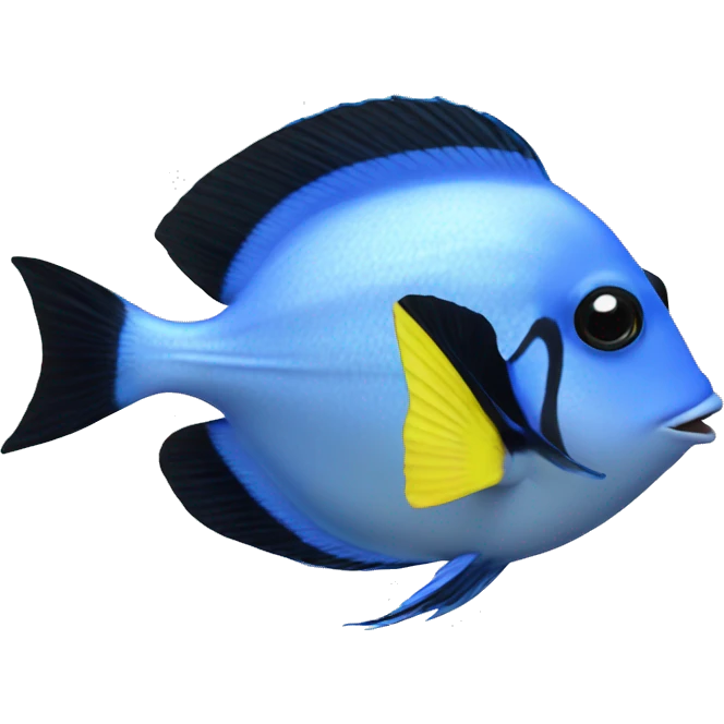 Blue Tang fish emoji
