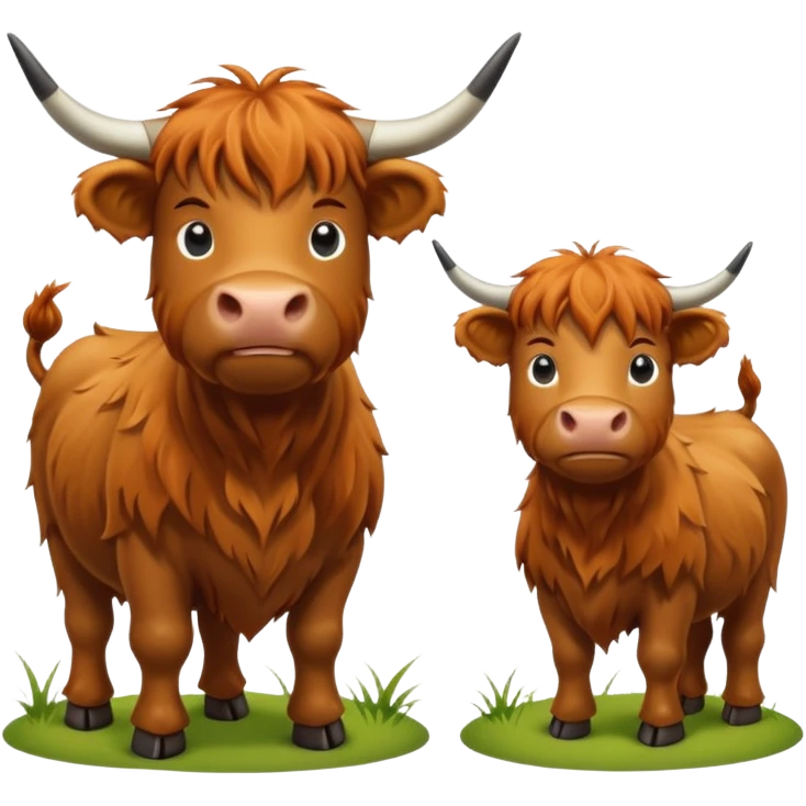 Highland cows emoji