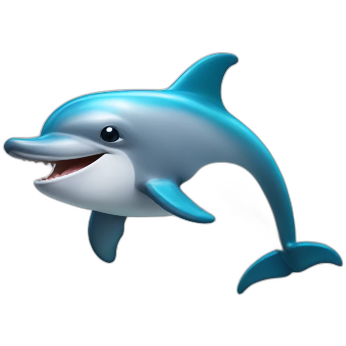 smiling-dolphin emoji