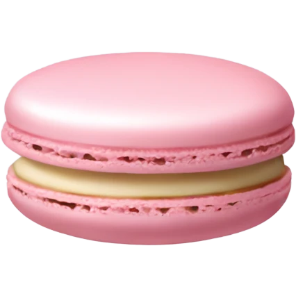 Light pink macaron emoji