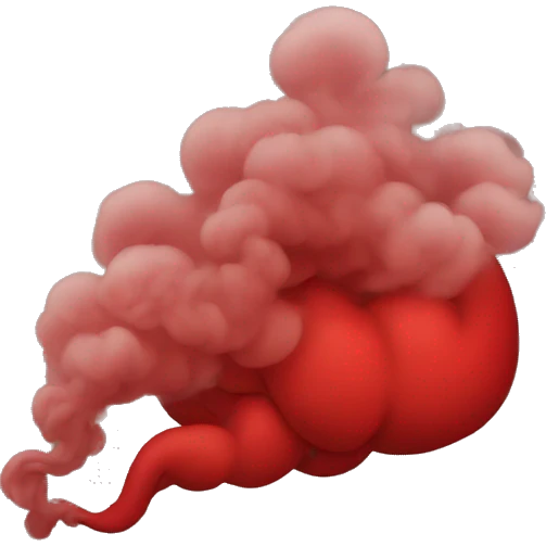 red smoke emoji