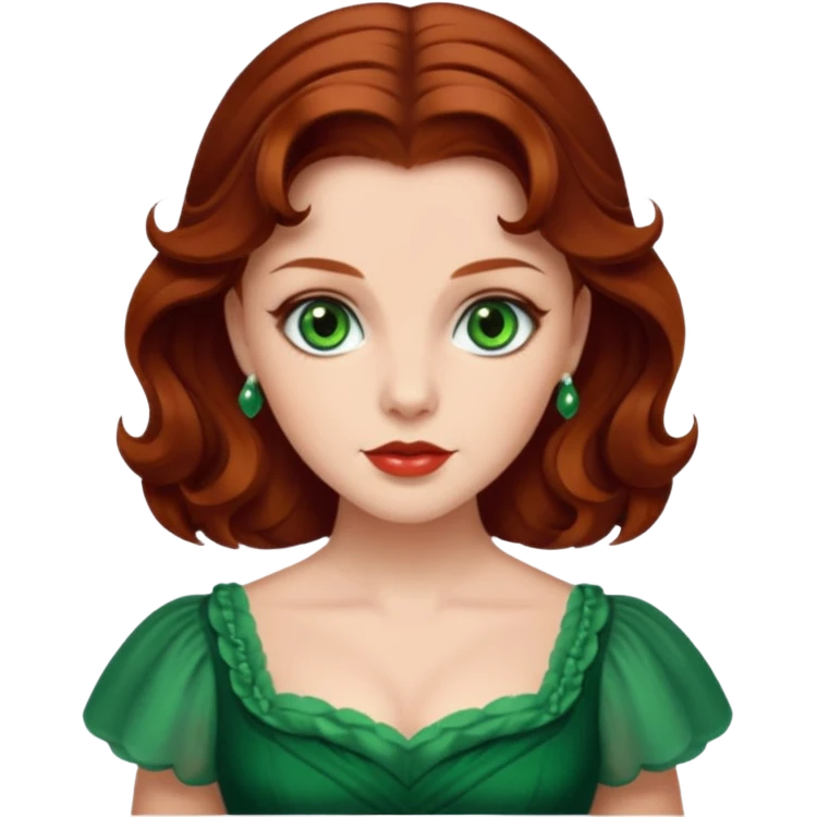 Scarlett O'Hara emoji