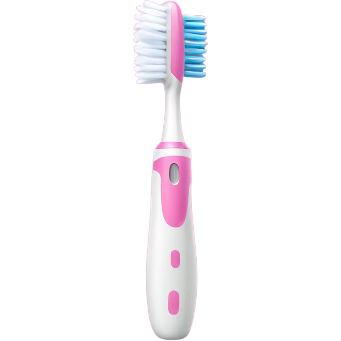 Pink electric toothbrush  emoji