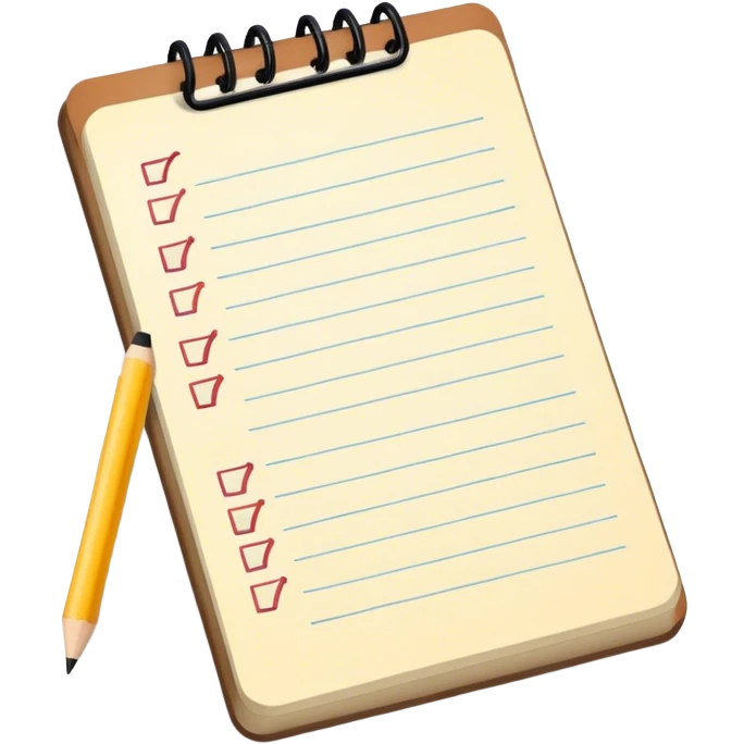 To-do list emoji