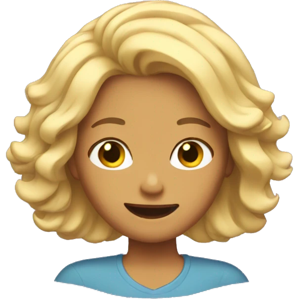 Girl flips hair  emoji