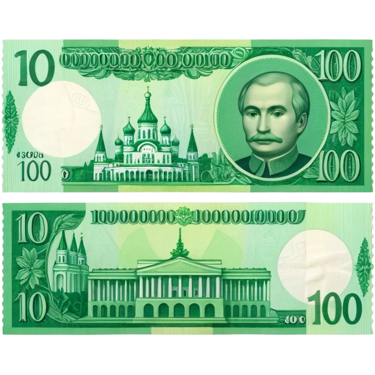 100 russian rubles banknote  emoji