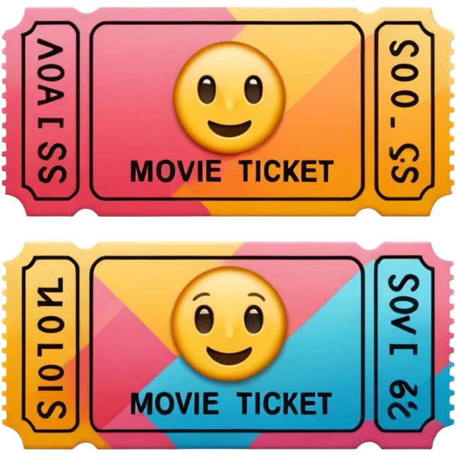 theatre movie ticket emoji