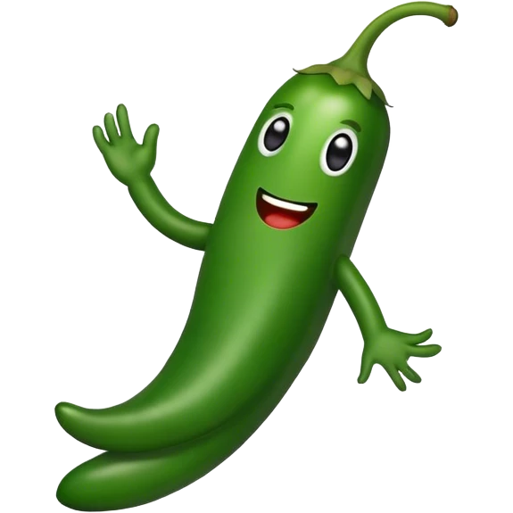 Dancing jalapeño emoji