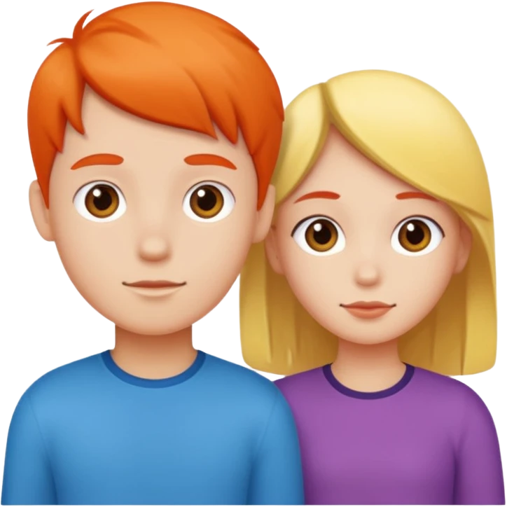 남학생과 여학생 아이콘 emoji