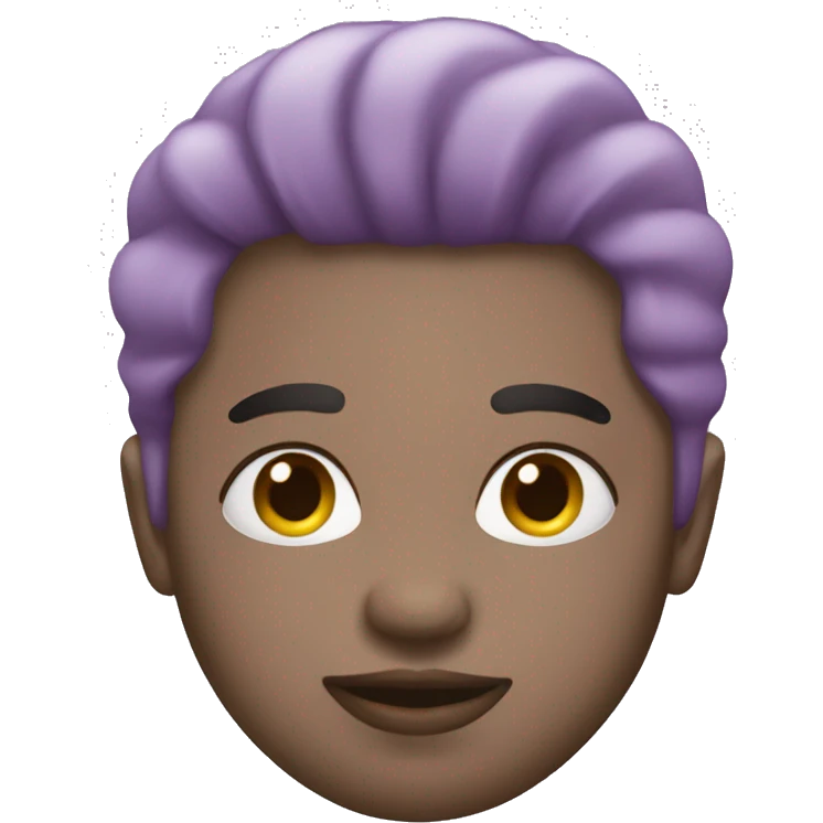 light purple kiss emoji emoji