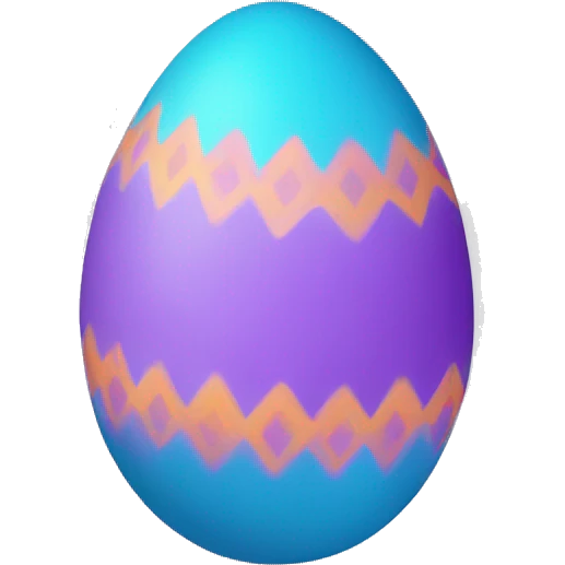 dyed easter egg emoji