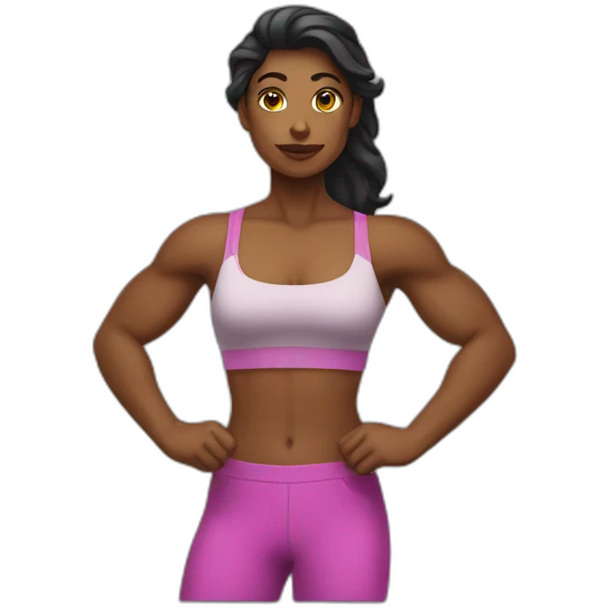 Femme musclée emoji