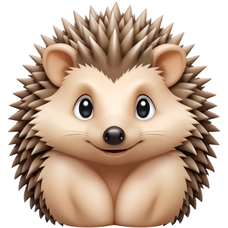 Anthropomorphic female hedgehog with cleavage emoji