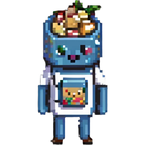 man dressed as a snack emoji