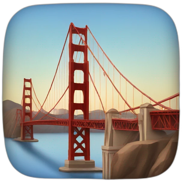 golden gate bridge emoji