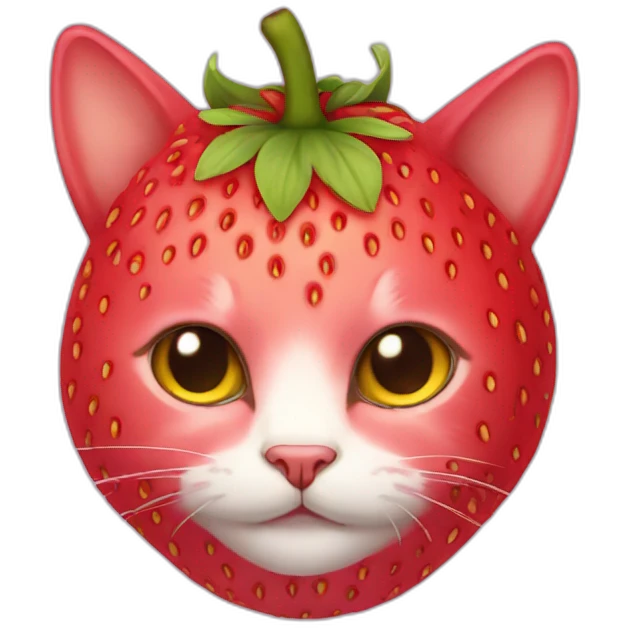 strawberry cat emoji