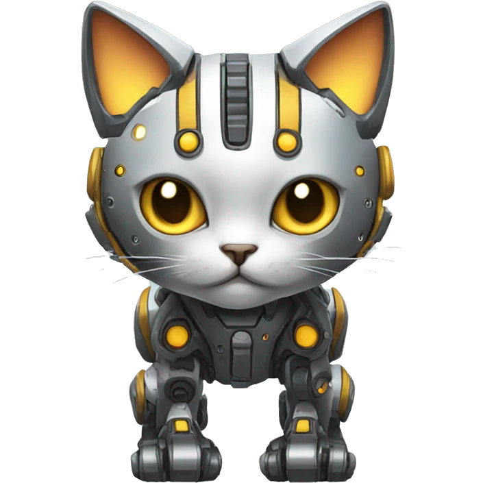 Cat mecha emoji