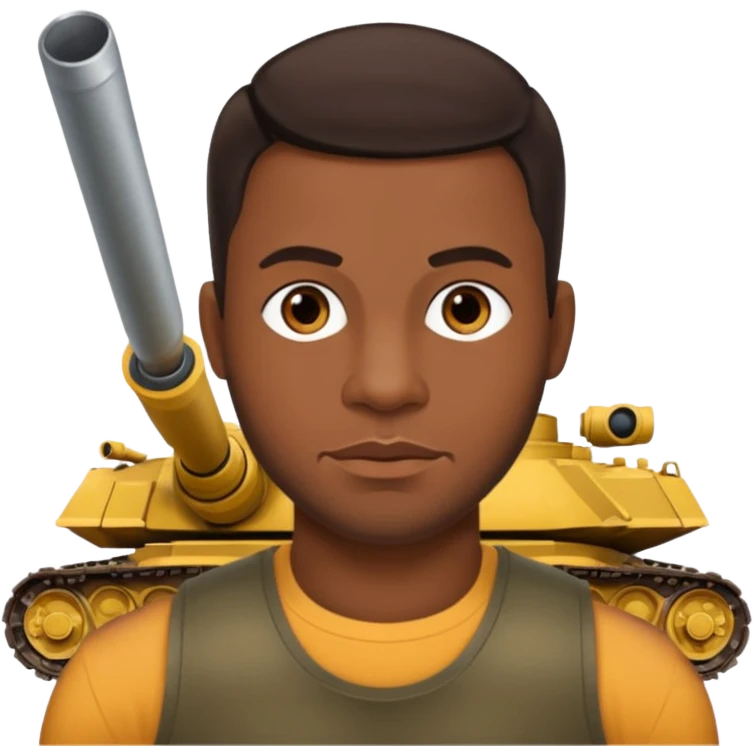 Durrell "Tank" Babbs with dark brown hair emoji