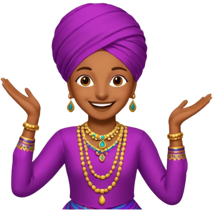 bhangra dancer emoji
