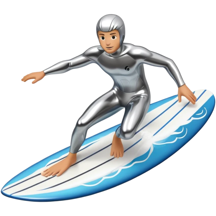 sorayama surfing emoji