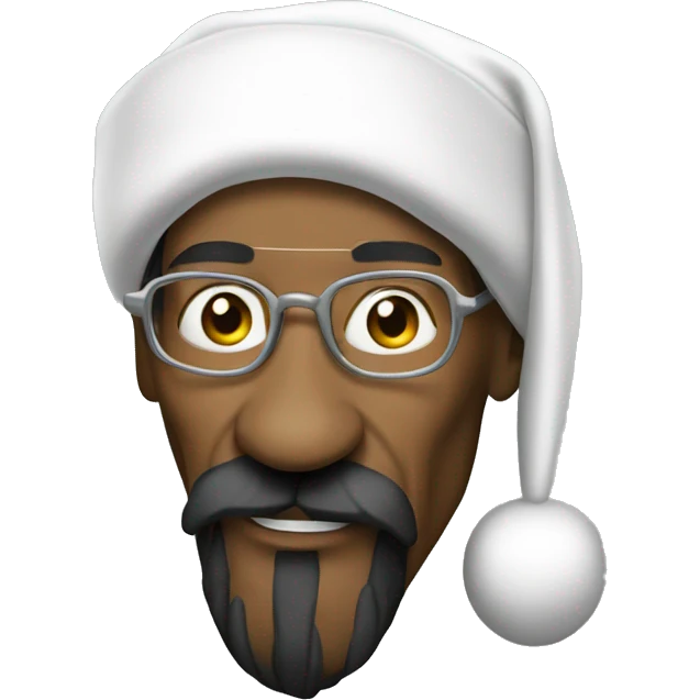 Snoop dog as Santa Claus  emoji