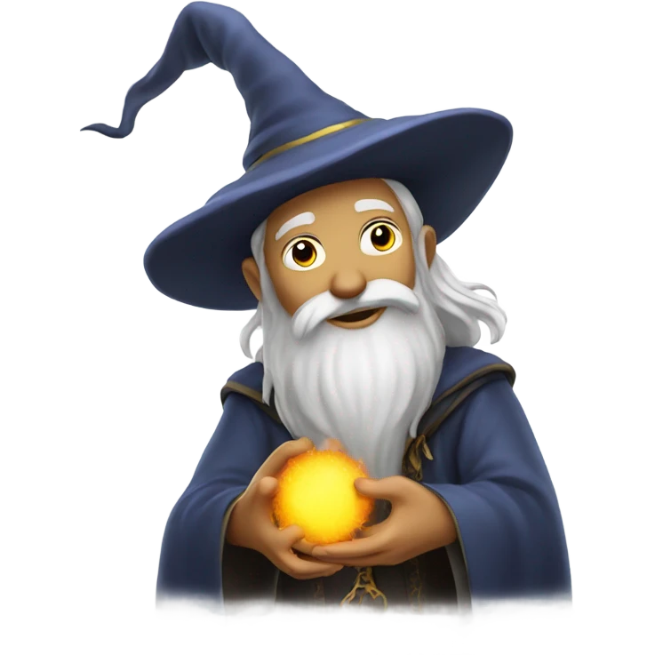 Wizard who loves the sun emoji