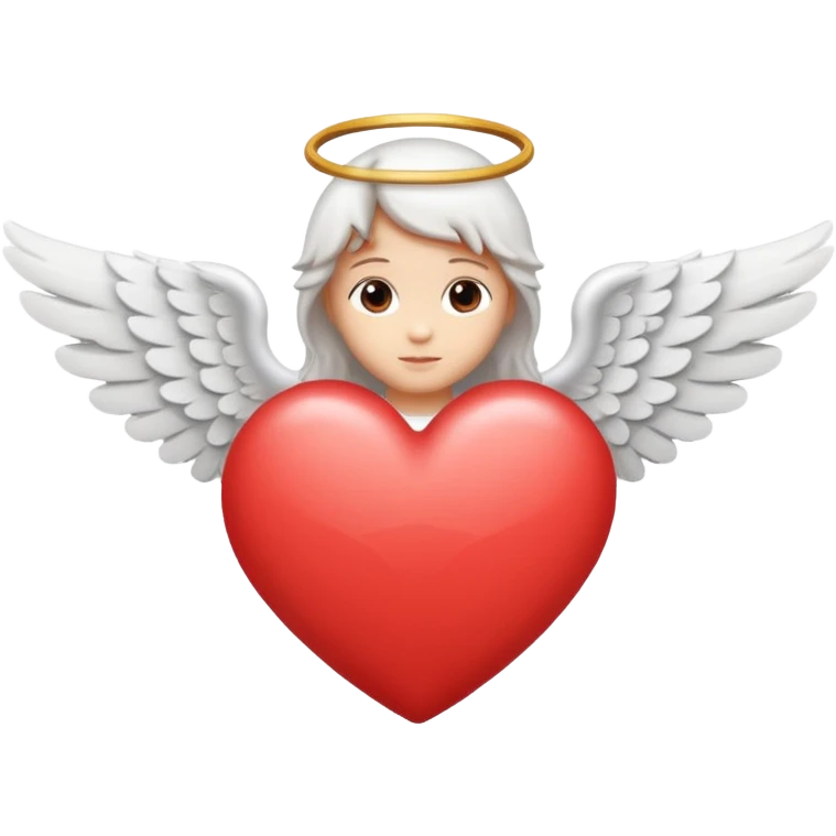 heart with angel wings emoji