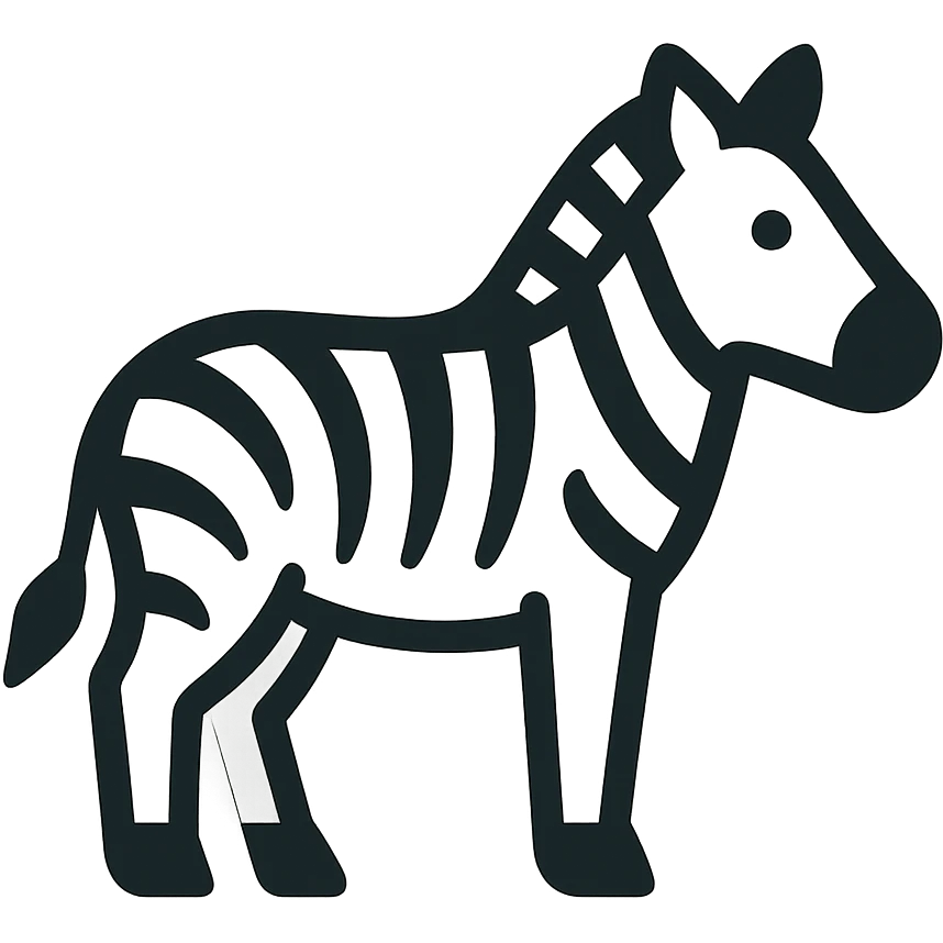 Zebra emoji