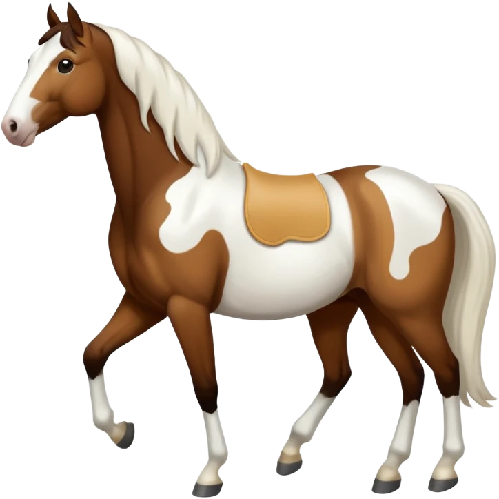 strakatý kůň  emoji