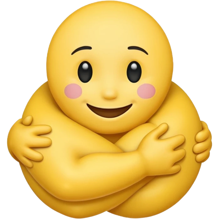 Make a emoji about a hug emoji