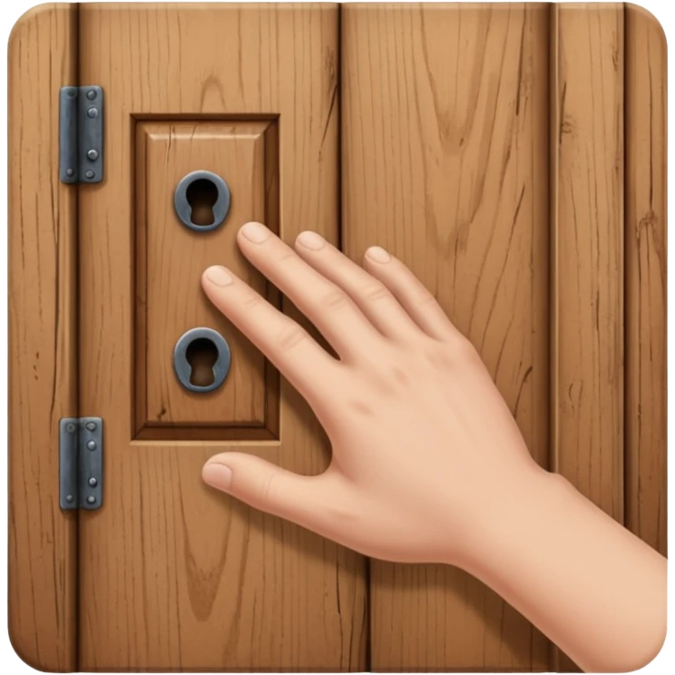 knocking the door emoji