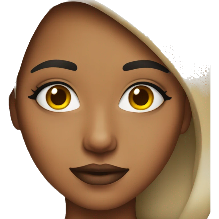 girl with makeup on emoji