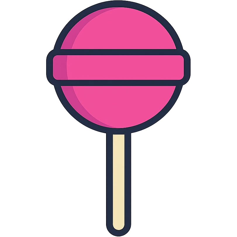 A lollipop emoji