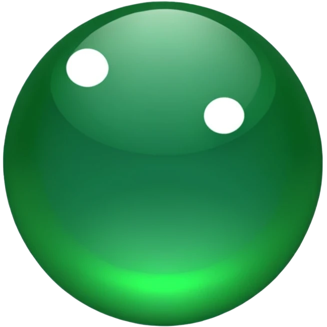 ❓ de color verde emoji