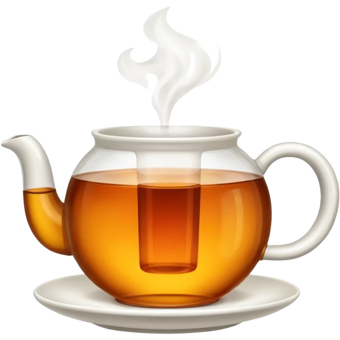 hot tea in a cup no face emoji