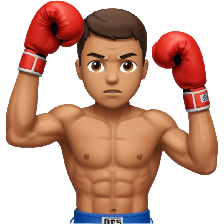 creame iconos de un boxer emoji