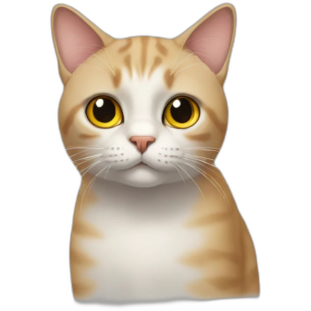Cat staring emoji