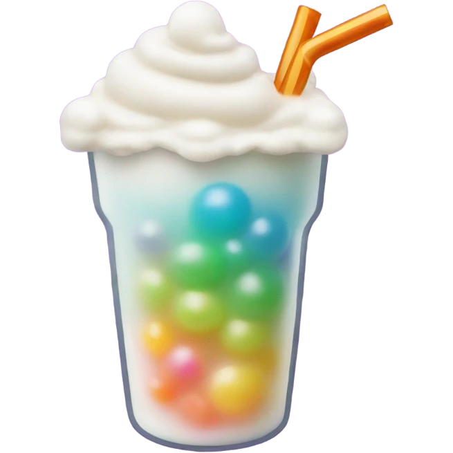 Boba coffe cup emoji