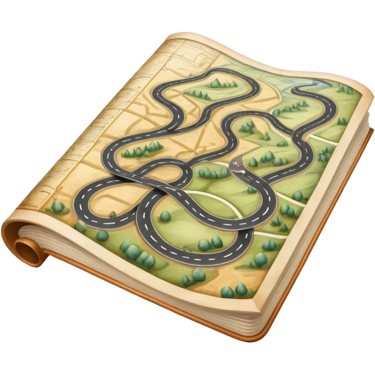 Road map emoji