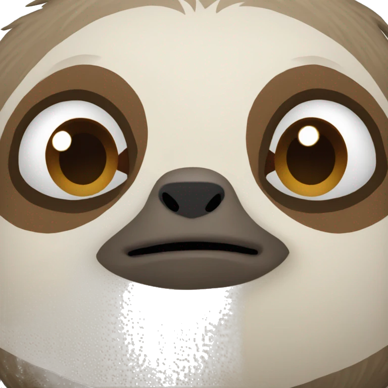 sloth face palming emoji