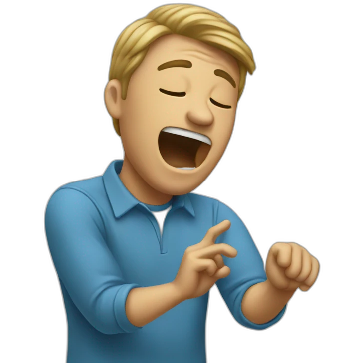 Un homme qui fait un dab emoji