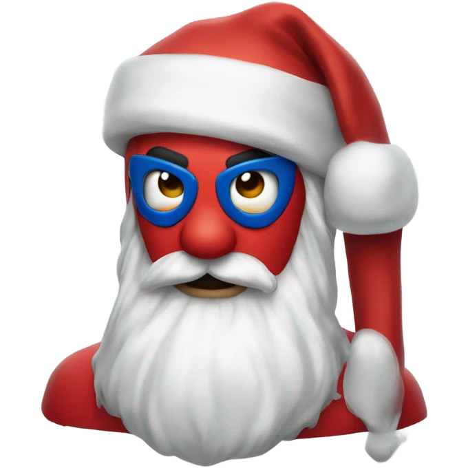 Spider-man santa emoji