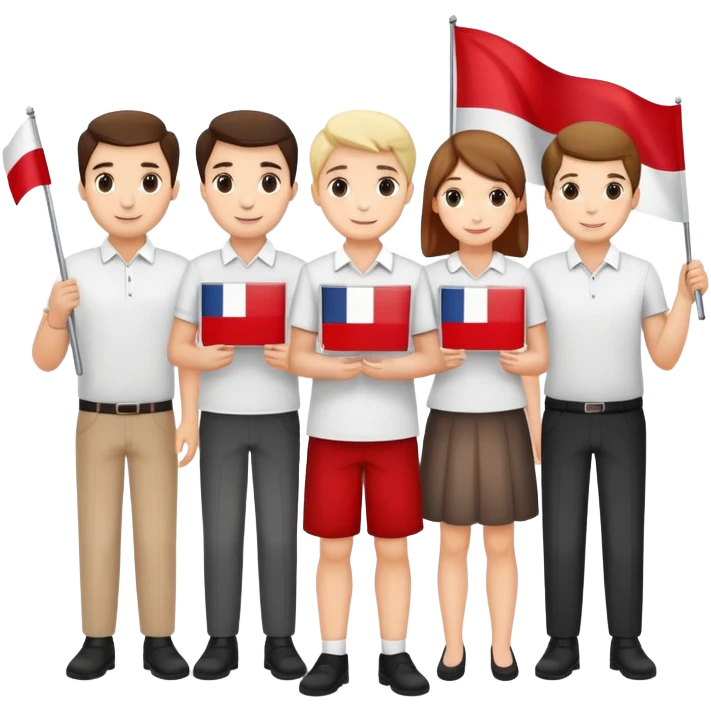 3 people with an austrian flag emoji
