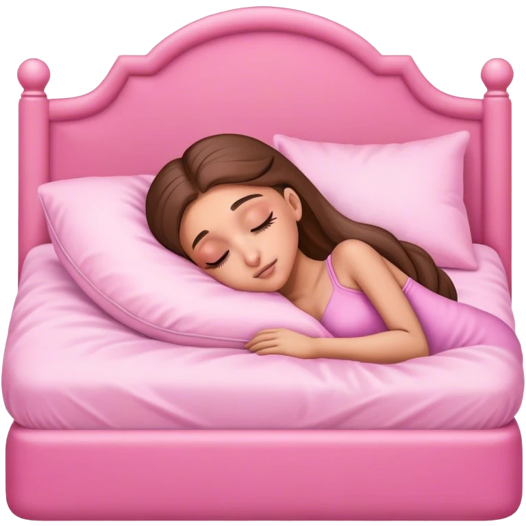 Ariana Grande sleeping pink  emoji