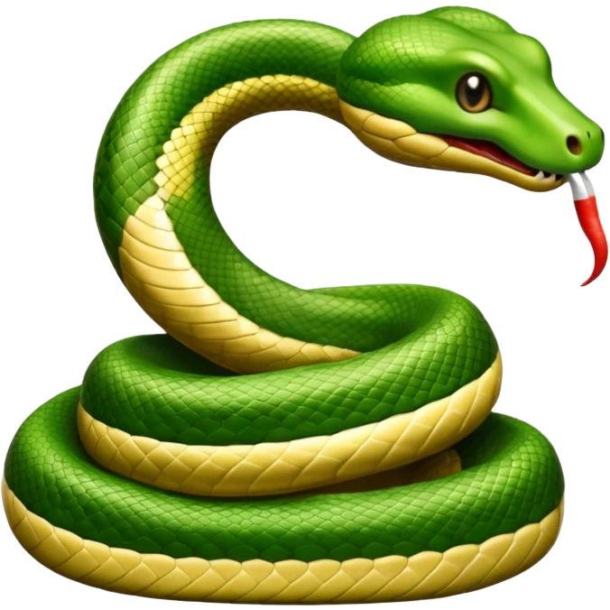 Snake eating butt emoji