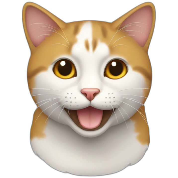 Gato colorado gordo emoji