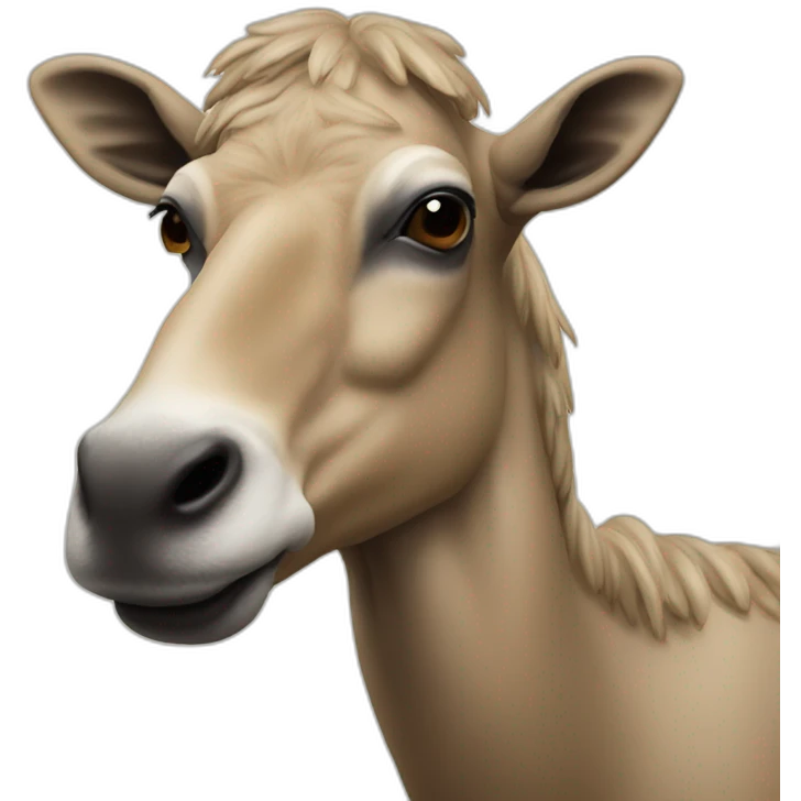 Chameau dorée emoji