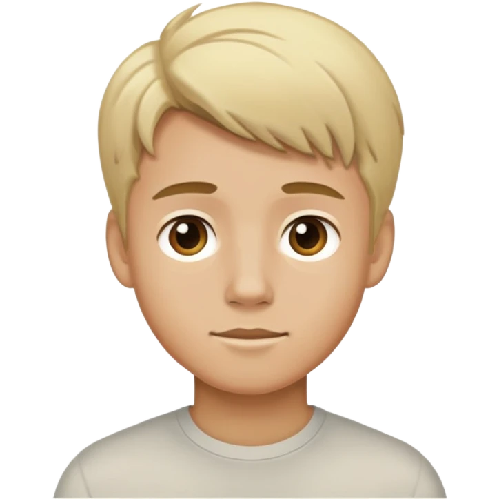 tan boy with blondish hair emoji
