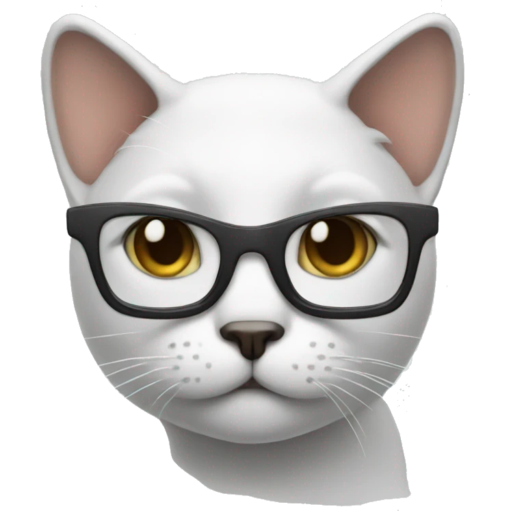 cat with glasses emoji